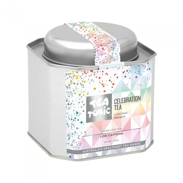Tea Tonic Celebration Tea Caddy Tin 80g