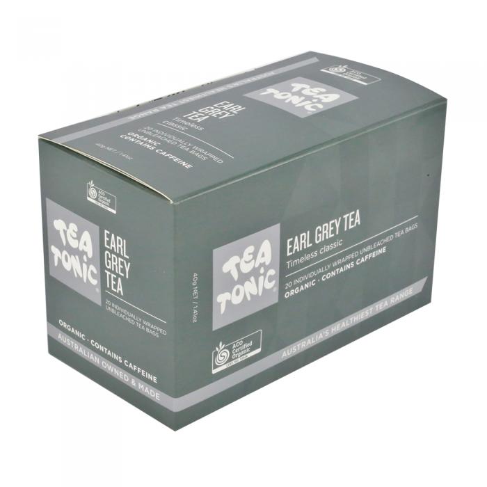 Tea Tonic Organic Earl Grey Tea X 20 Tea Bags