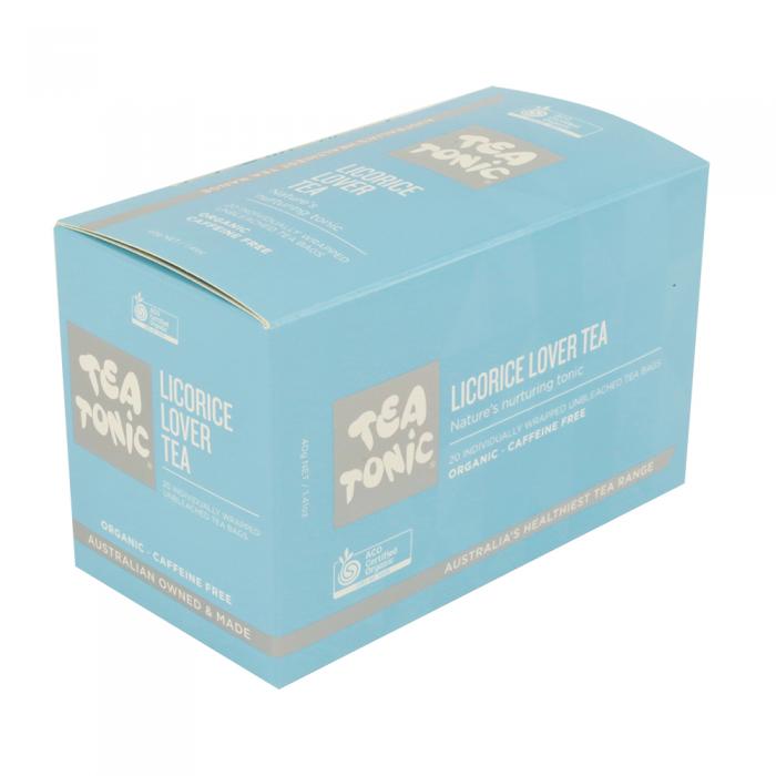 Tea Tonic Organic Licorice Lover Tea X 20 Tea Bags