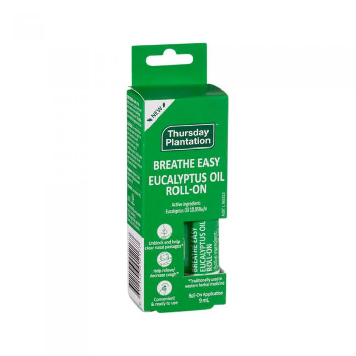 Thursday Plantation Breathe Easy Eucalyptus Oil Roll-on 9ml