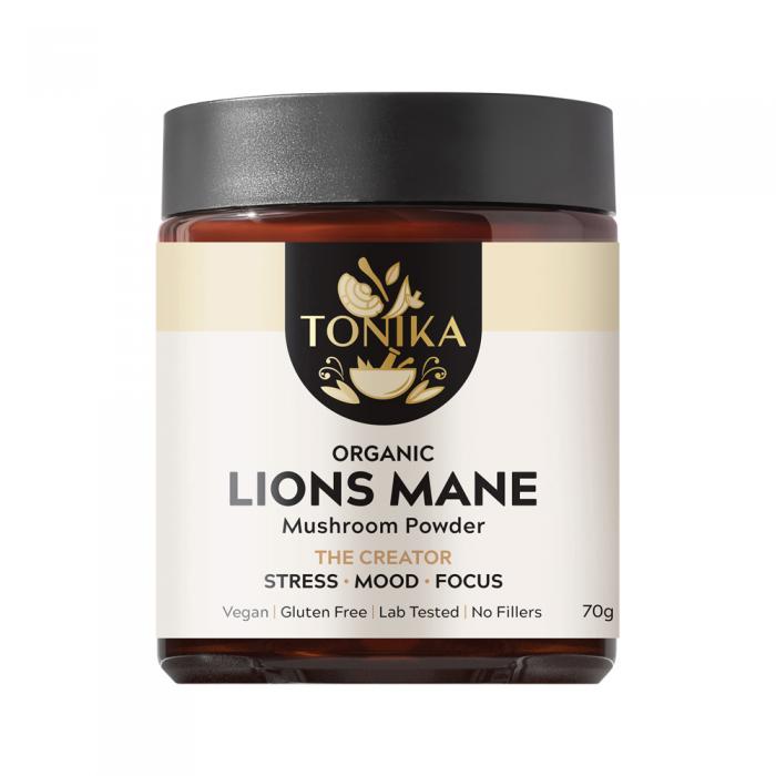 Tonika Organic Mushroom Powder Lions Mane 90g