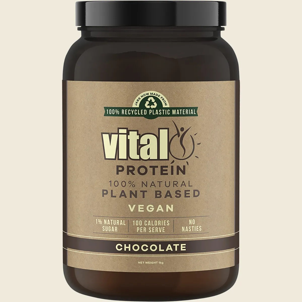 Martin & Pleasance Vital Protein 100% Natural Plant Based (pea Protein Isolate) Chocolate 1kg