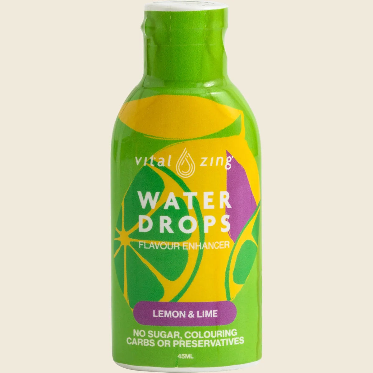 Vital Zing Water Drops (flavour Enhancer With Stevia) Lemon & Lime 45ml