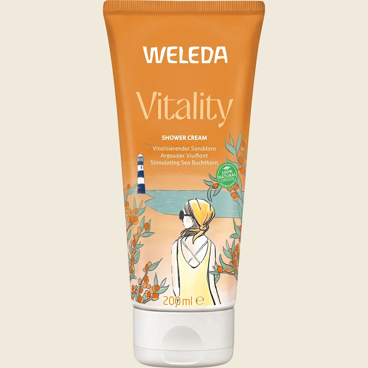 Weleda Sea Buckthorn Creamy Body Wash 200ml/6.8oz