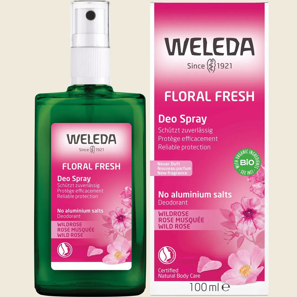 Weleda Wild Rose Deodorant 100ml/3.4oz