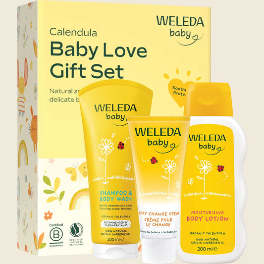 Weleda Baby Calendula Baby Love Gift Setx 3 Pack