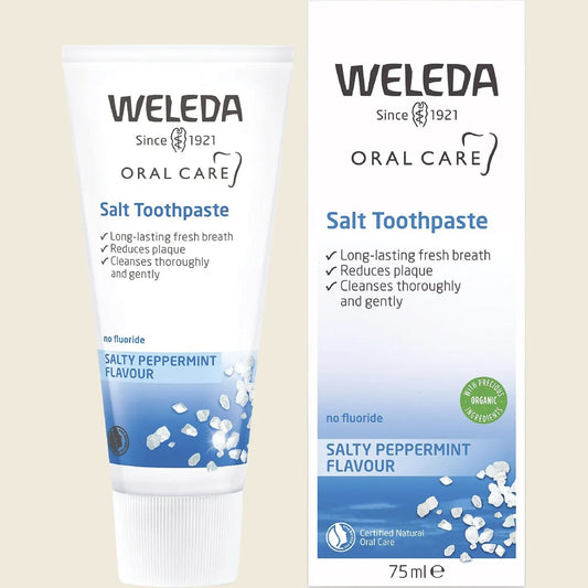Weleda Oral Care Toothpaste Salt (salty Peppermint Flavour) 75ml