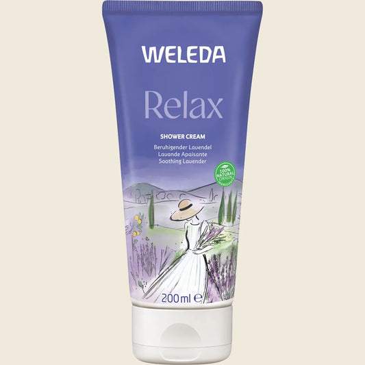 Weleda Aroma Shower Gel Relax (lavender + Bergamot + Vetiver) 200ml