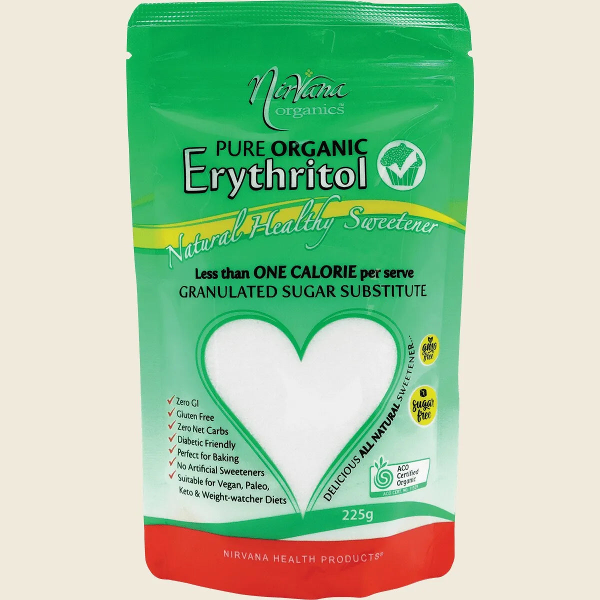 Erythritol Pure Organic 225g