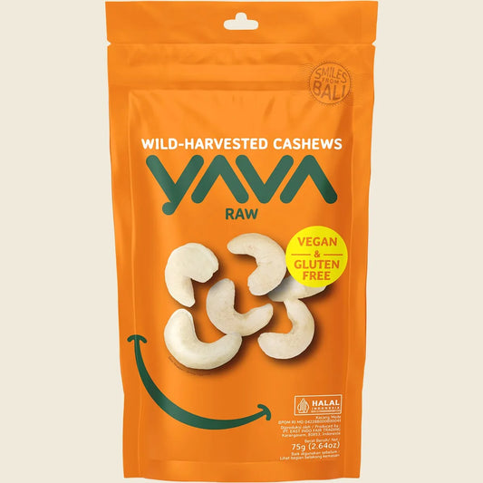 Yava Wild-Harvested Cashews Raw 75g